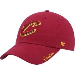 Women's '47 Wine Cleveland Cavaliers Miata Clean Up Logo Adjustable Hat -SHED RAIN Sales Store 5382342 ALT