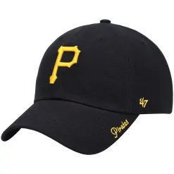 Unbranded Women's '47 Black Pittsburgh Pirates Team Miata Clean Up Adjustable Hat