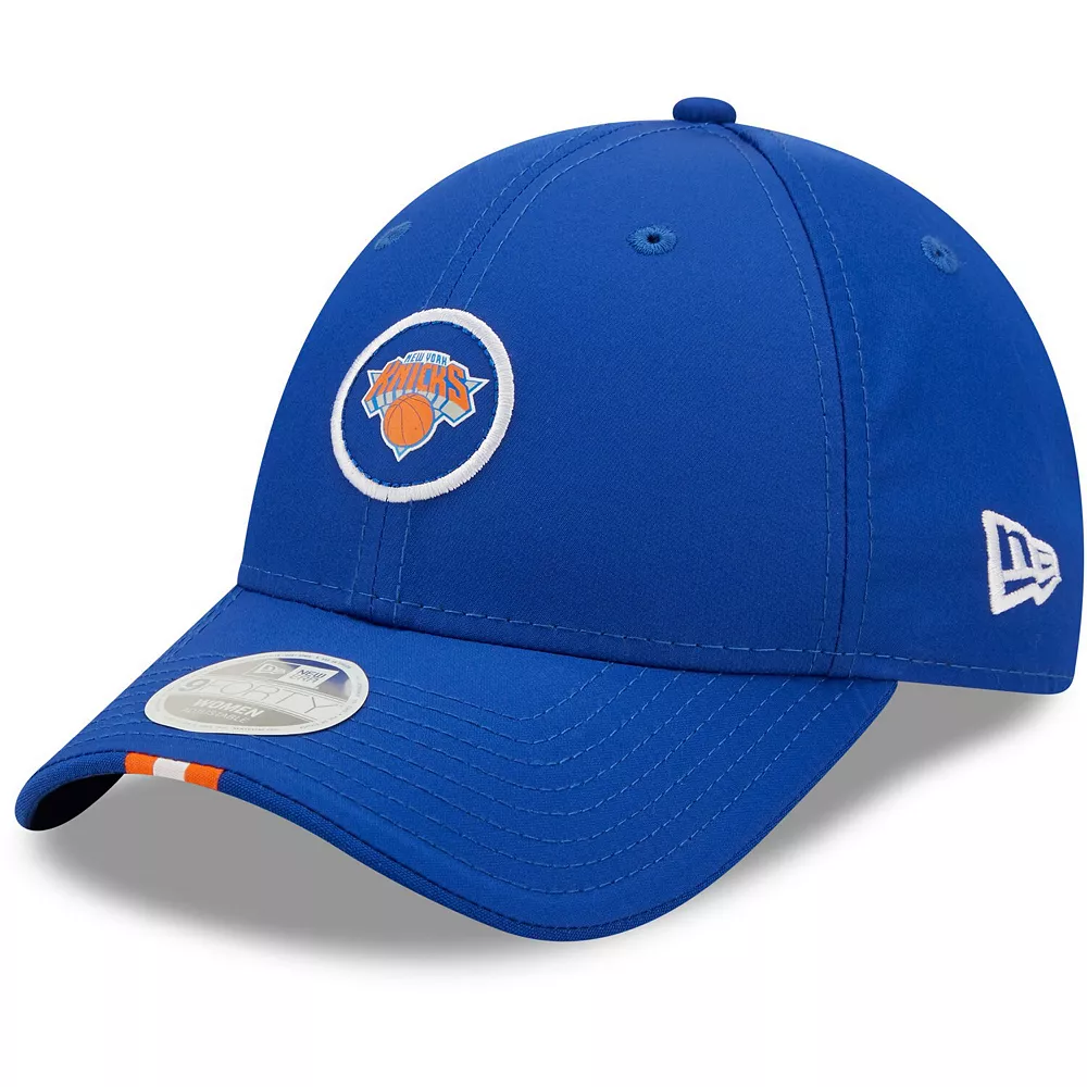 Women's New Era Blue New York Knicks Sleek 9FORTY Adjustable Hat 2 Women's New Era Blue New York Knicks Sleek 9FORTY Adjustable Hat - Image 2