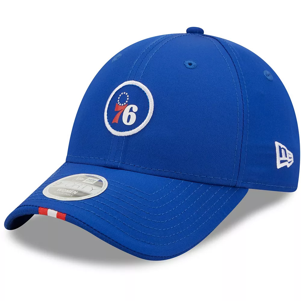 Women's New Era Royal Philadelphia 76ers Sleek 9FORTY Adjustable Hat 2 Women's New Era Royal Philadelphia 76ers Sleek 9FORTY Adjustable Hat - Image 2