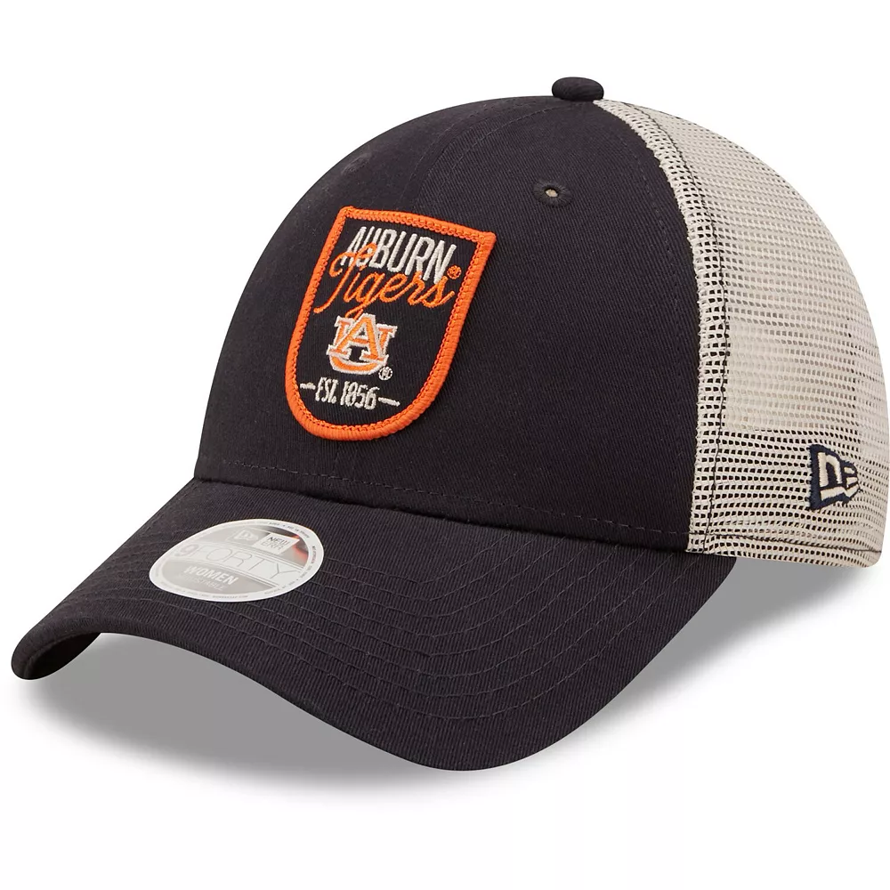 Women's New Era Navy Auburn Tigers Retro State Trucker 9FORTY Snapback Hat 2 Women's New Era Navy Auburn Tigers Retro State Trucker 9FORTY Snapback Hat - Image 2
