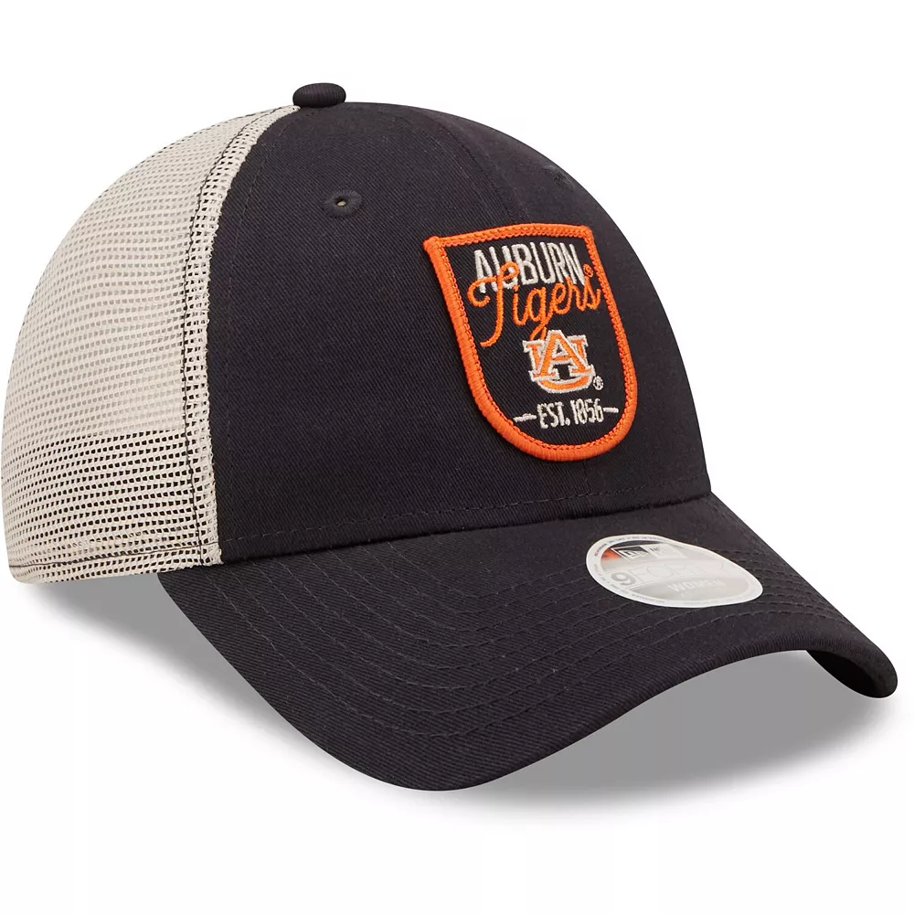 Women's New Era Navy Auburn Tigers Retro State Trucker 9FORTY Snapback Hat 4 Women's New Era Navy Auburn Tigers Retro State Trucker 9FORTY Snapback Hat - Image 4