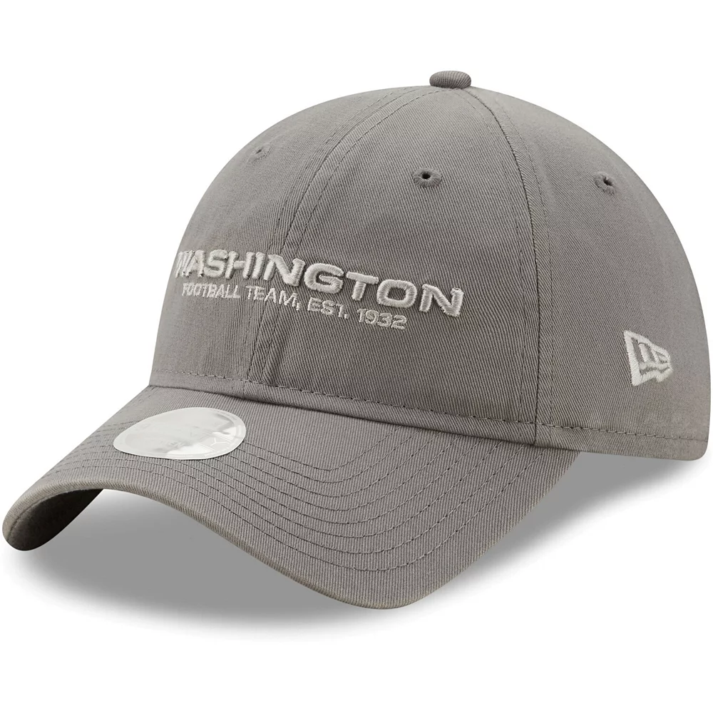 Women's New Era Gray Washington Football Team Team Core Classic 2.0 9TWENTY Adjustable Hat 2 Women's New Era Gray Washington Football Team Team Core Classic 2.0 9TWENTY Adjustable Hat - Image 2