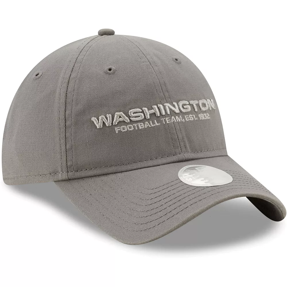 Women's New Era Gray Washington Football Team Team Core Classic 2.0 9TWENTY Adjustable Hat 4 Women's New Era Gray Washington Football Team Team Core Classic 2.0 9TWENTY Adjustable Hat - Image 4