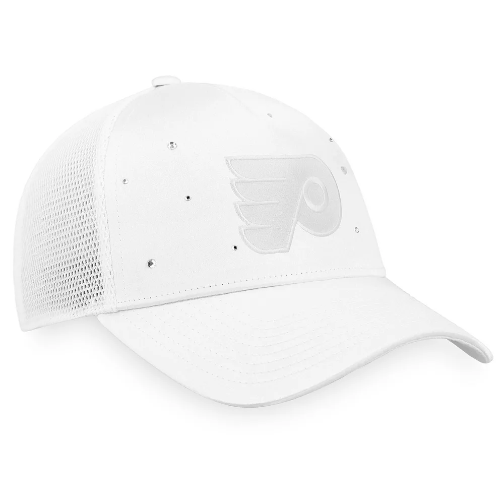 Women's Fanatics Branded White Philadelphia Flyers Winter Lights Trucker Snapback Hat 4 Women's Fanatics Branded White Philadelphia Flyers Winter Lights Trucker Snapback Hat - Image 4