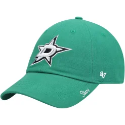 Women's '47 Kelly Green Dallas Stars Team Miata Clean Up Adjustable Hat -SHED RAIN Sales Store 5413058 ALT