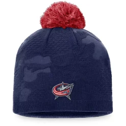 Women's Fanatics Branded Navy/Red Columbus Blue Jackets Authentic Pro Team Locker Room Beanie With Pom 3 Women's Fanatics Branded Navy/Red Columbus Blue Jackets Authentic Pro Team Locker Room Beanie With Pom -SHED RAIN Sales Store 5416864 ALT