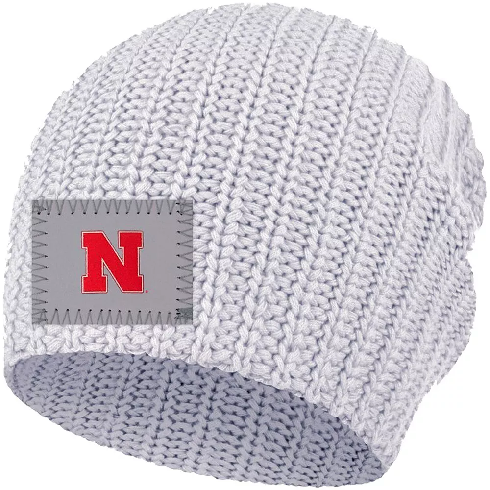 Women's Love Your Melon Gray Nebraska Huskers Knit Beanie 1 Women's Love Your Melon Gray Nebraska Huskers Knit Beanie