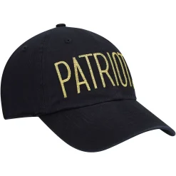 Women's '47 Black New England Patriots Shimmer Text Clean Up Adjustable Hat 5 Women's '47 Black New England Patriots Shimmer Text Clean Up Adjustable Hat -SHED RAIN Sales Store 5423967 ALT3