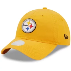 Women's New Era Gold Pittsburgh Steelers Core Classic 2.0 9TWENTY Adjustable Hat 3 Women's New Era Gold Pittsburgh Steelers Core Classic 2.0 9TWENTY Adjustable Hat -SHED RAIN Sales Store 5424441 ALT