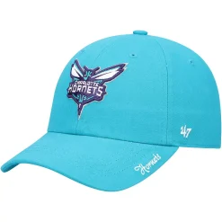 Women's '47 Teal Charlotte Hornets Miata Clean Up Logo Adjustable Hat 4 Women's '47 Teal Charlotte Hornets Miata Clean Up Logo Adjustable Hat -SHED RAIN Sales Store 5425915 ALT