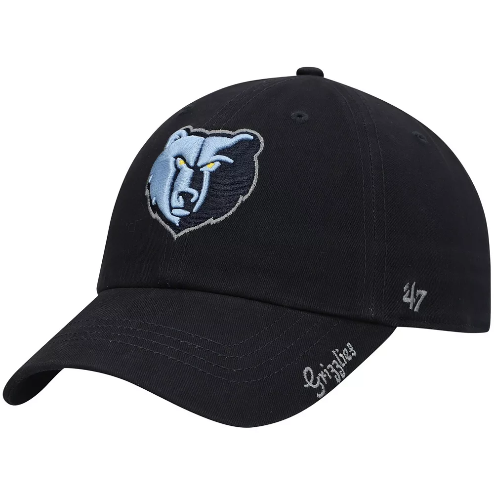 Women's '47 Navy Memphis Grizzlies Miata Clean Up Logo Adjustable Hat 1 Women's '47 Navy Memphis Grizzlies Miata Clean Up Logo Adjustable Hat