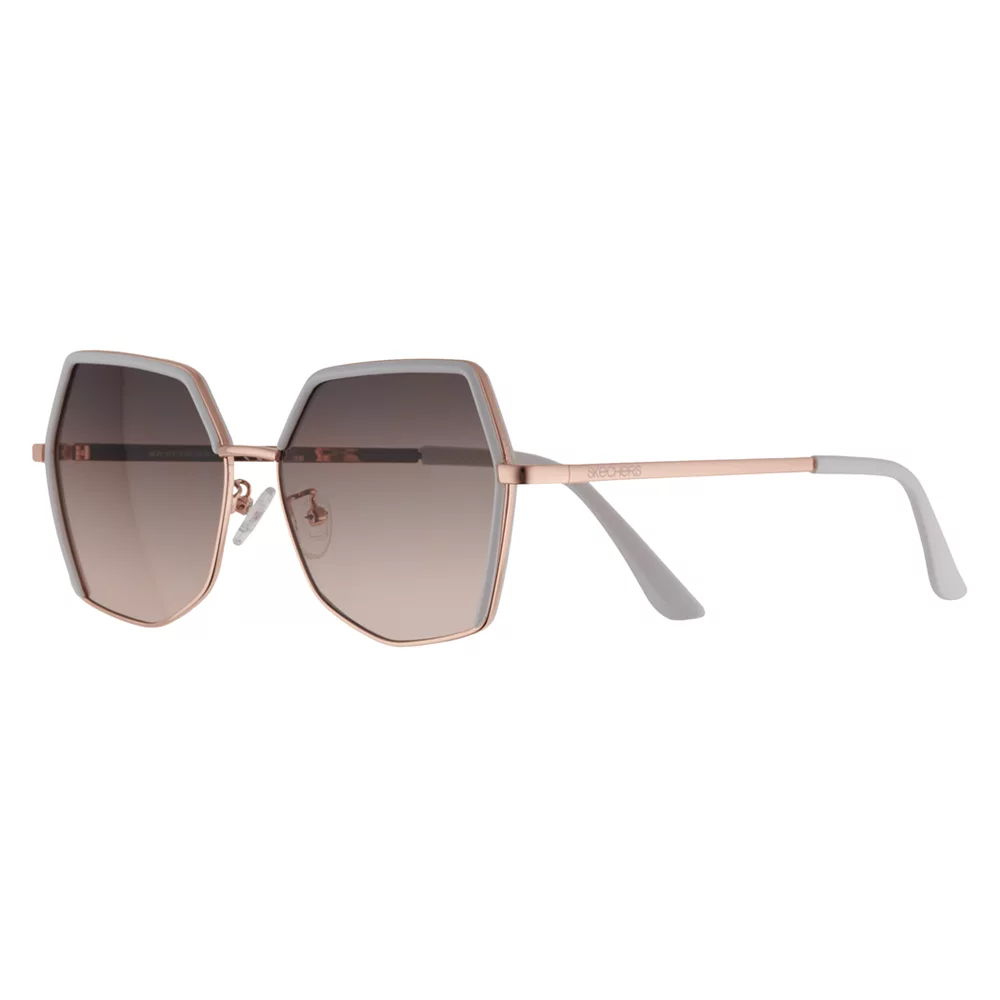 Skechers® Women's 58mm Oversized Geometric Butterfly Sunglasses 1 Skechers® Women's 58mm Oversized Geometric Butterfly Sunglasses