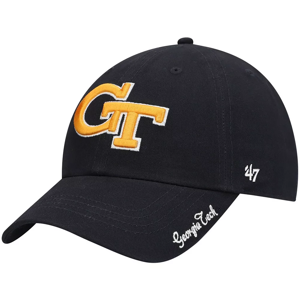 Women's '47 Navy Georgia Tech Yellow Jackets Miata Clean Up Logo Adjustable Hat 2 Women's '47 Navy Georgia Tech Yellow Jackets Miata Clean Up Logo Adjustable Hat - Image 2