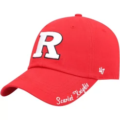 Unbranded Women's '47 Scarlet Rutgers Scarlet Knights Miata Clean Up Logo Adjustable Hat
