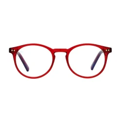 Alternative view of Privé Revaux PRIVE REVAUX The Maestro 48mm Red Round Blue Light Filtering Reading Glasses