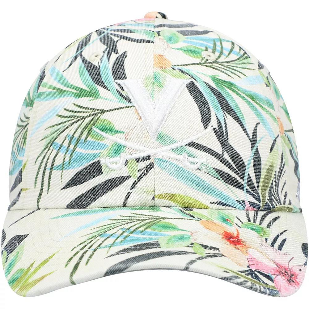 Women's '47 White Virginia Cavaliers Bloom Clean Up Adjustable Hat 3 Women's '47 White Virginia Cavaliers Bloom Clean Up Adjustable Hat - Image 3