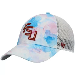 Unbranded Women's '47 White Florida State Seminoles Casey MVP Trucker Snapback Hat