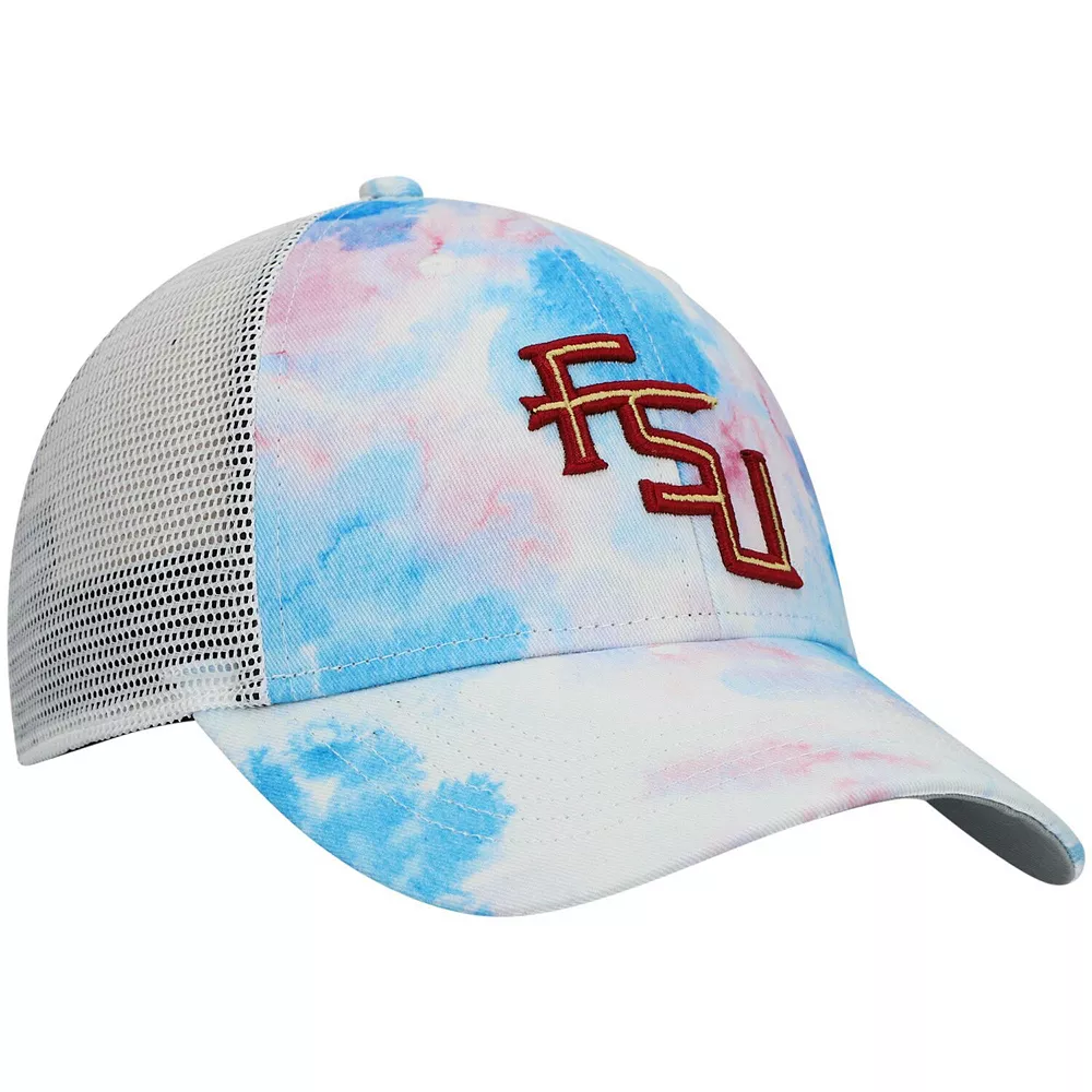 Unbranded Women's '47 White Florida State Seminoles Casey MVP Trucker Snapback Hat - Image 4