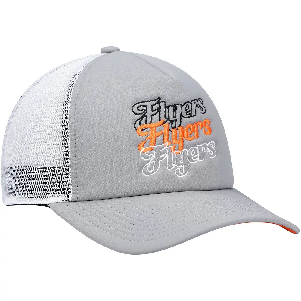 Women's Adidas Gray/White Philadelphia Flyers Foam Trucker Snapback Hat 3 Women's Adidas Gray/White Philadelphia Flyers Foam Trucker Snapback Hat - Image 3