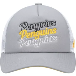 Women's Adidas Gray/White Pittsburgh Penguins Foam Trucker Snapback Hat 5 Women's Adidas Gray/White Pittsburgh Penguins Foam Trucker Snapback Hat -SHED RAIN Sales Store 5681747 ALT2