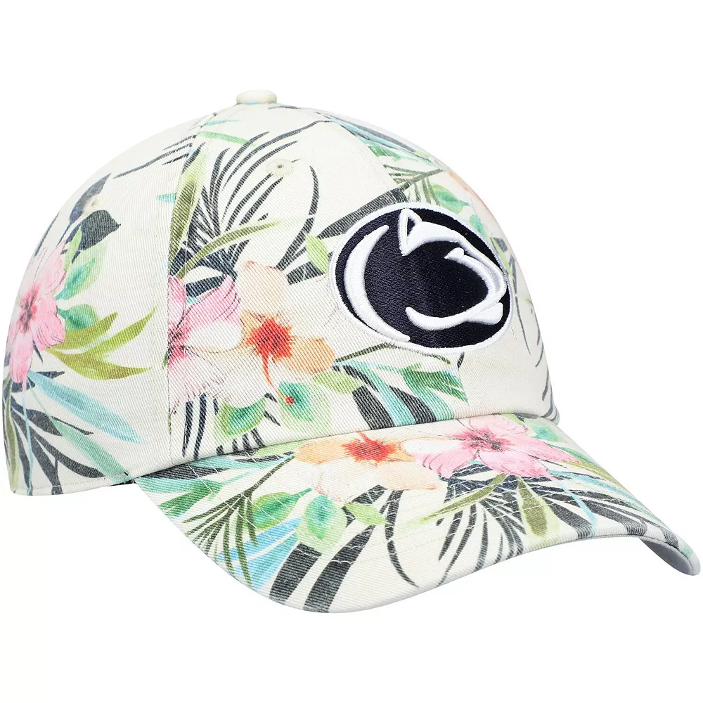 Women's '47 White Penn State Nittany Lions Bloom Clean Up Adjustable Hat 4 Women's '47 White Penn State Nittany Lions Bloom Clean Up Adjustable Hat - Image 4