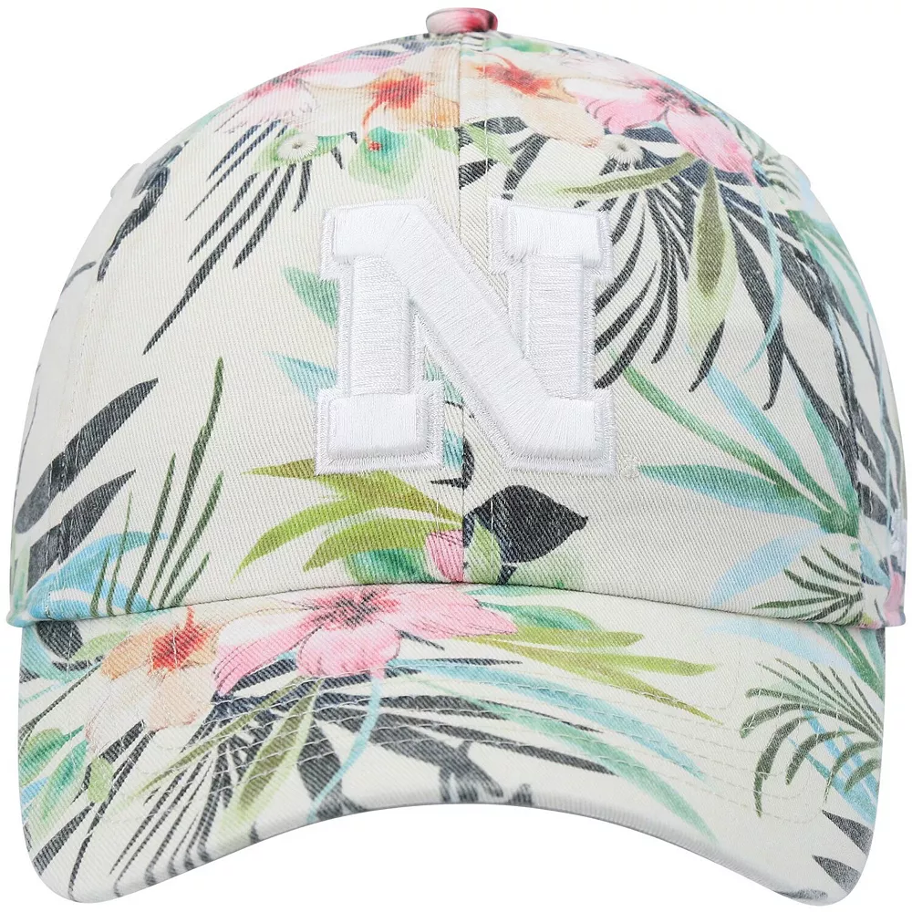 Women's '47 White Nebraska Huskers Bloom Clean Up Adjustable Hat 2 Women's '47 White Nebraska Huskers Bloom Clean Up Adjustable Hat - Image 2