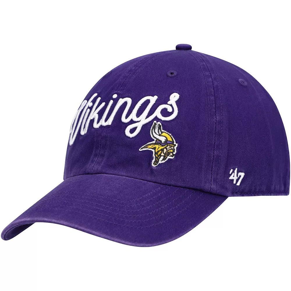Women's '47 Purple Minnesota Vikings Millie Clean Up Adjustable Hat 2 Women's '47 Purple Minnesota Vikings Millie Clean Up Adjustable Hat - Image 2