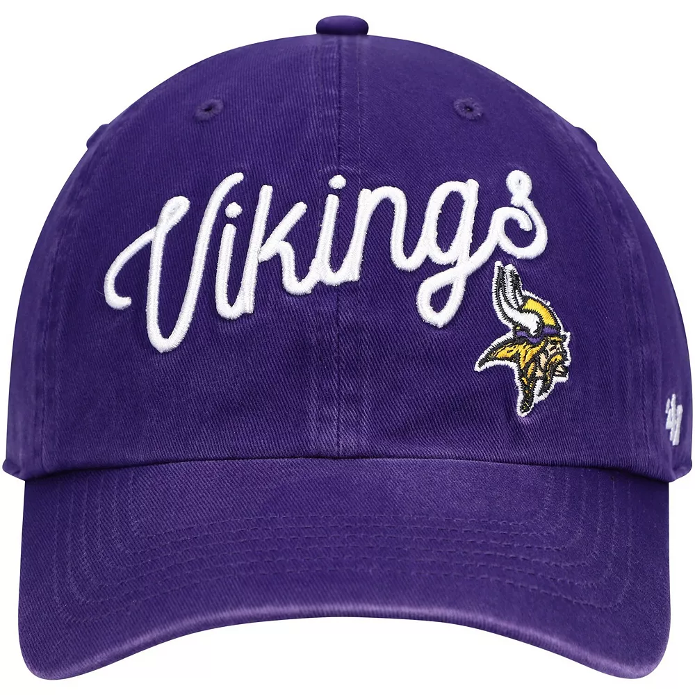 Women's '47 Purple Minnesota Vikings Millie Clean Up Adjustable Hat 3 Women's '47 Purple Minnesota Vikings Millie Clean Up Adjustable Hat - Image 3