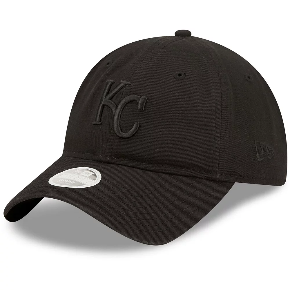 Women's New Era Kansas City Royals Black On Black Core Classic II 9TWENTY Adjustable Hat 2 Women's New Era Kansas City Royals Black On Black Core Classic II 9TWENTY Adjustable Hat - Image 2