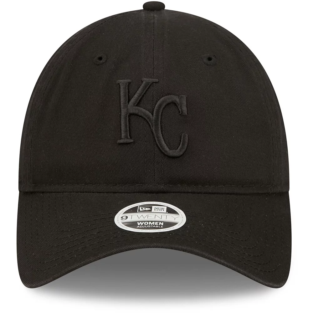 Women's New Era Kansas City Royals Black On Black Core Classic II 9TWENTY Adjustable Hat 3 Women's New Era Kansas City Royals Black On Black Core Classic II 9TWENTY Adjustable Hat - Image 3