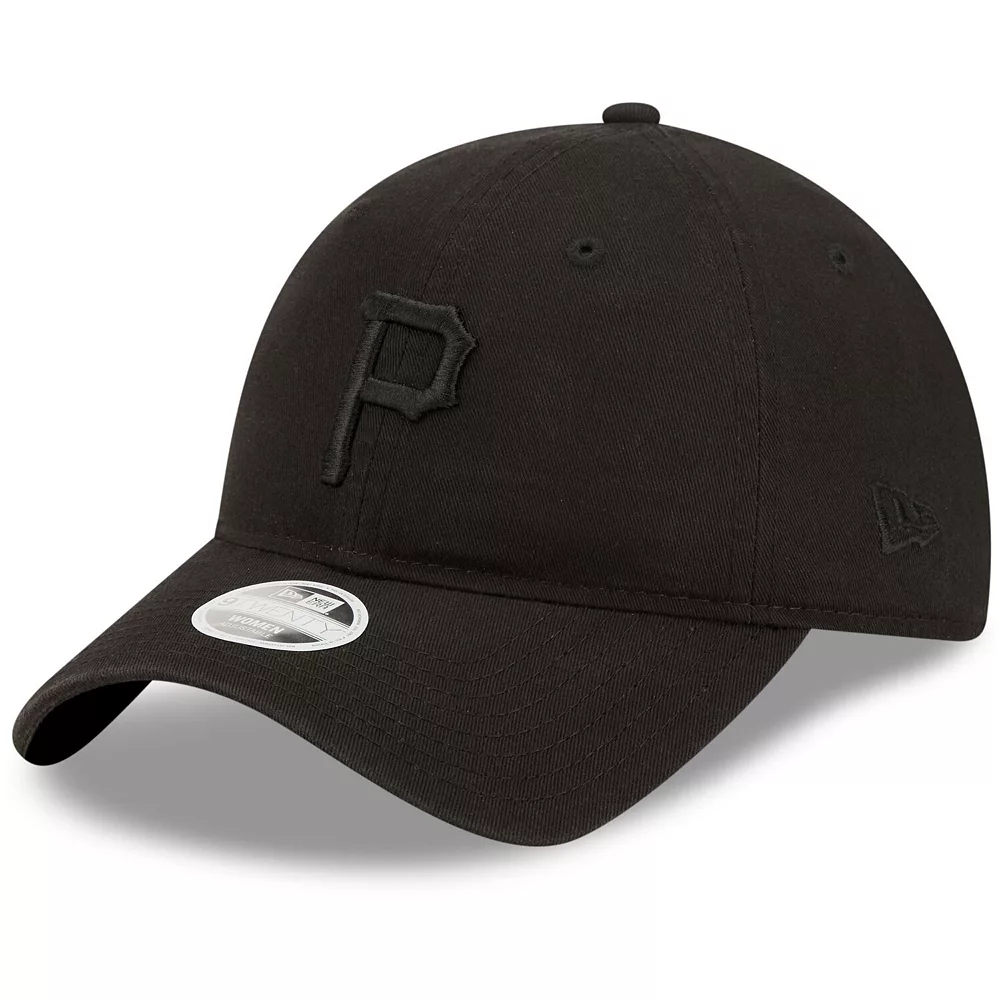 Women's New Era Pittsburgh Pirates Black On Black Core Classic II 9TWENTY Adjustable Hat 2 Women's New Era Pittsburgh Pirates Black On Black Core Classic II 9TWENTY Adjustable Hat - Image 2