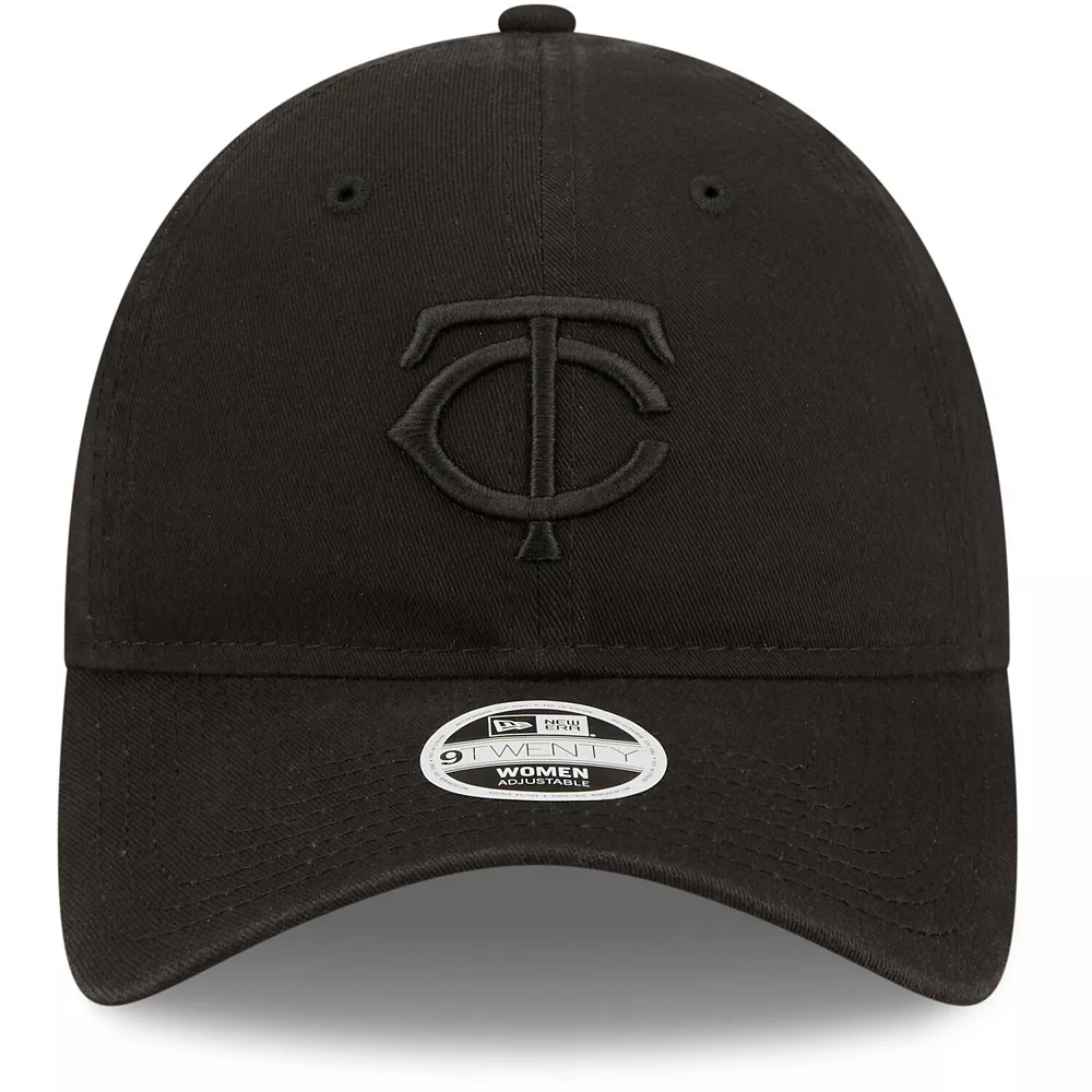 Women's New Era Minnesota Twins Black On Black Core Classic II 9TWENTY Adjustable Hat 3 Women's New Era Minnesota Twins Black On Black Core Classic II 9TWENTY Adjustable Hat - Image 3