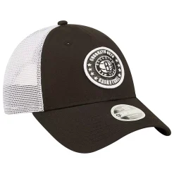 Women's New Era Black/White Brooklyn Nets Glitter Patch 9FORTY Snapback Hat 3 Women's New Era Black/White Brooklyn Nets Glitter Patch 9FORTY Snapback Hat -SHED RAIN Sales Store 5888024 ALT3
