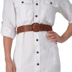 Women's LC Lauren Conrad Wide Covered Buckle Dress Belt In Regular & Plus -SHED RAIN Sales Store 5889257 ALT9