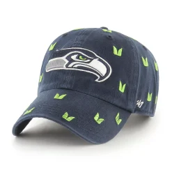 Women's '47 College Navy Seattle Seahawks Confetti Clean Up Adjustable Hat 3 Women's '47 College Navy Seattle Seahawks Confetti Clean Up Adjustable Hat -SHED RAIN Sales Store 5908012 ALT