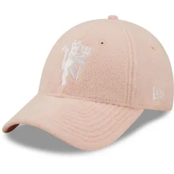 Alternative view of Youth New Era Pink Manchester United Borg 9FORTY Snapback Hat