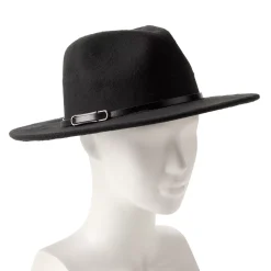 Alternative view of Women's Nine West Vegan Leather Tie Felt Floppy Hat