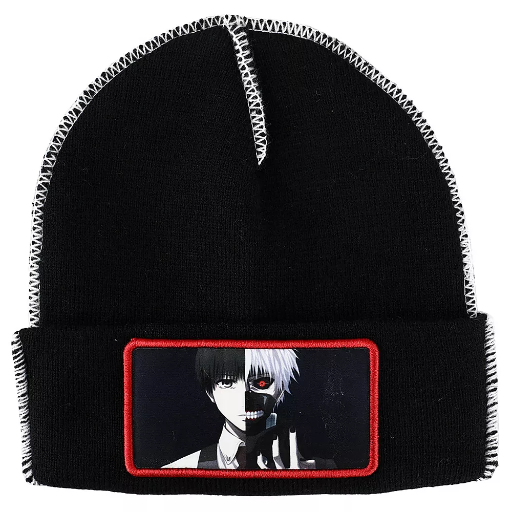 Licensed Character Toyko Ghoul Ken Kaneki Knit Beanie 1 Licensed Character Toyko Ghoul Ken Kaneki Knit Beanie