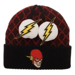 Licensed Character Flash Symbol And Character Cuff Beanie