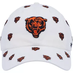 Women's '47 White Chicago Bears Confetti Clean Up Logo Adjustable Hat 6 Women's '47 White Chicago Bears Confetti Clean Up Logo Adjustable Hat -SHED RAIN Sales Store 5939045 ALT2