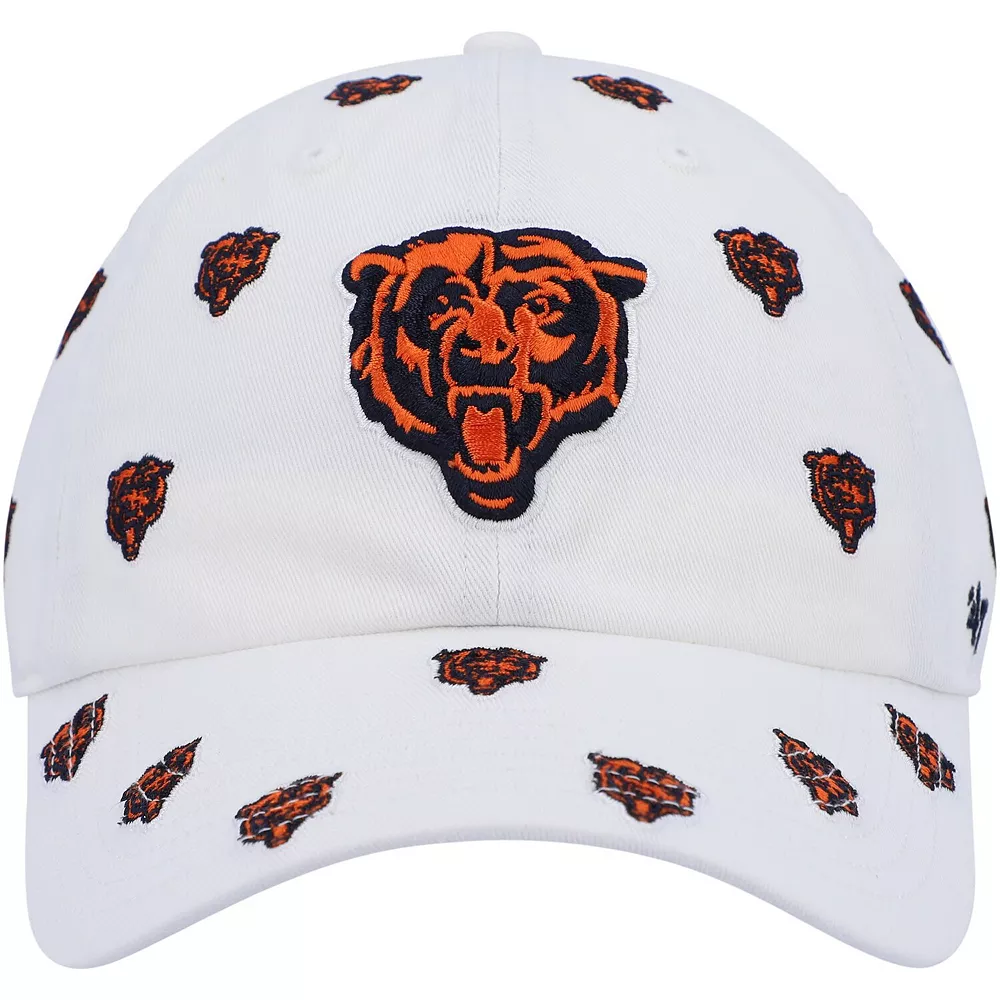 Women's '47 White Chicago Bears Confetti Clean Up Logo Adjustable Hat 3 Women's '47 White Chicago Bears Confetti Clean Up Logo Adjustable Hat - Image 3