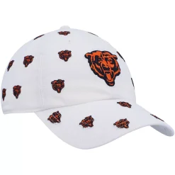 Women's '47 White Chicago Bears Confetti Clean Up Logo Adjustable Hat 7 Women's '47 White Chicago Bears Confetti Clean Up Logo Adjustable Hat -SHED RAIN Sales Store 5939045 ALT3