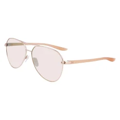 Women's Nike 61mm City Aviator Mirrored Sunglasses