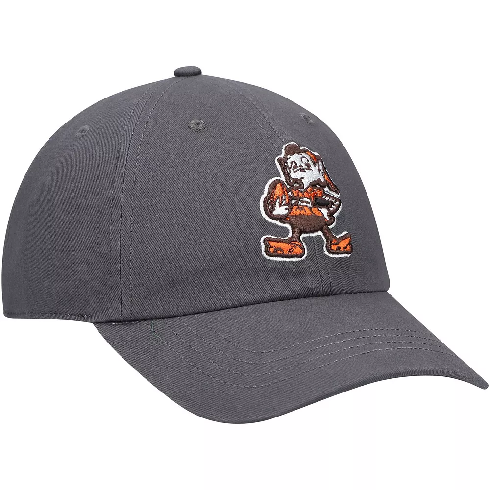 Women's '47 Charcoal Cleveland Browns Miata Clean Up Legacy Adjustable Hat 4 Women's '47 Charcoal Cleveland Browns Miata Clean Up Legacy Adjustable Hat - Image 4