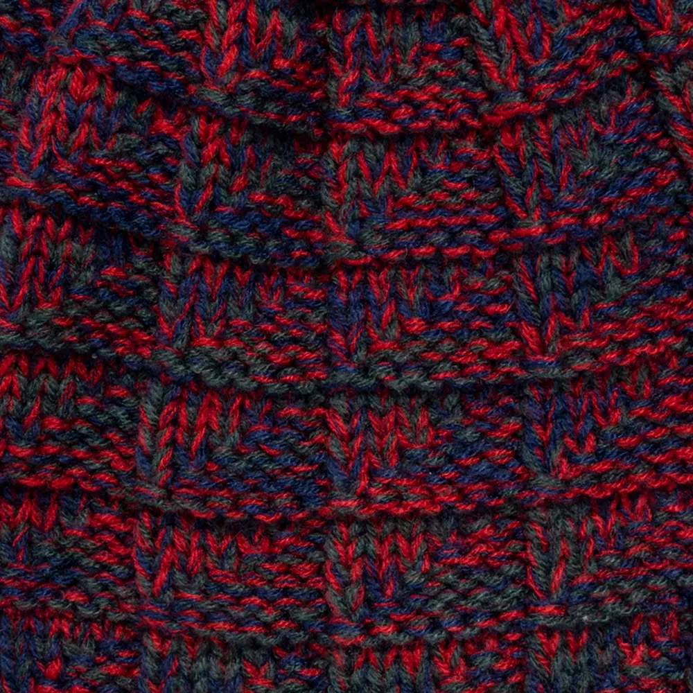 Women's MUK LUKS Patch Pom Cuff Cap - Image 2