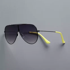 Women's Simply Vera Vera Wang Abel Large Shield Sunglasses