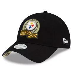 Women's New Era Black Pittsburgh Steelers 2022 Salute To Service 9TWENTY Adjustable Hat 7 Women's New Era Black Pittsburgh Steelers 2022 Salute To Service 9TWENTY Adjustable Hat -SHED RAIN Sales Store 6125690 ALT3