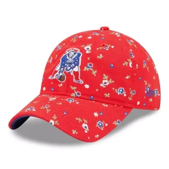 Women's New Era Red New England Patriots Floral 9TWENTY Adjustable Hat -SHED RAIN Sales Store 6127333 ALT