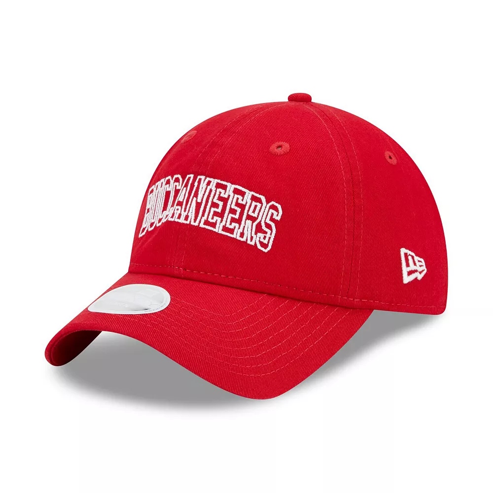 Women's New Era Red Tampa Bay Buccaneers Collegiate 9TWENTY Adjustable Hat 1 Women's New Era Red Tampa Bay Buccaneers Collegiate 9TWENTY Adjustable Hat